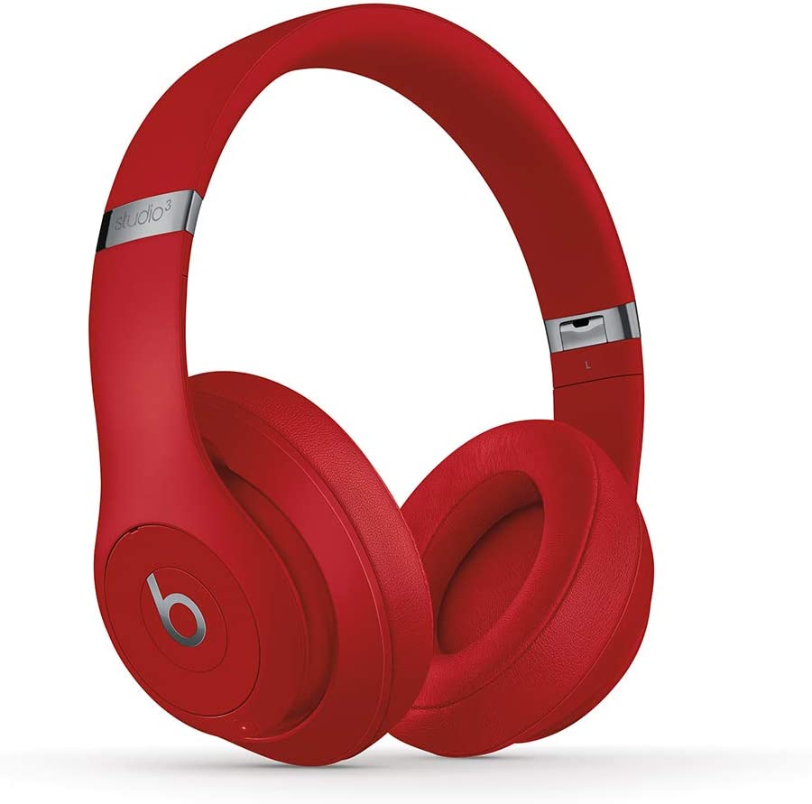 Beats Studio3 kabellose Over-Ear-Kopfhörer mit Geräuschunterdrückung Rot (neuestes Modell)